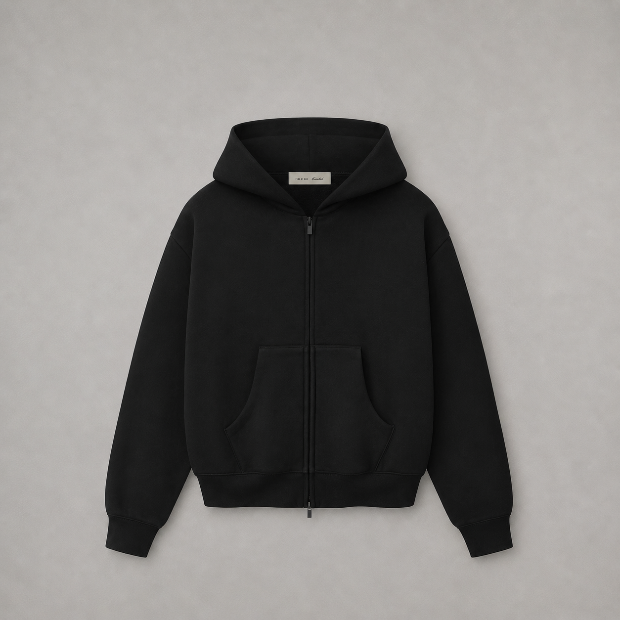 Hoodie Oversize — Noir Total